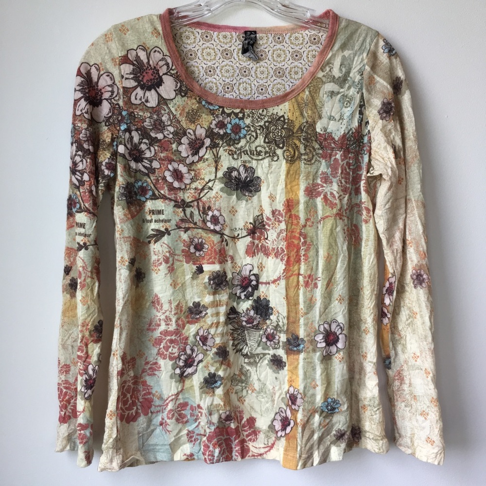 Vanilla Sugar Floral Long Sleeve